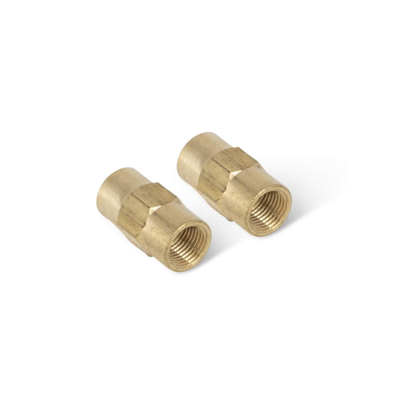 4LIFETIMELINES Brass Brake Line Union, 3/16 (M10x1.0 Inverted), 10/bag - Image 1